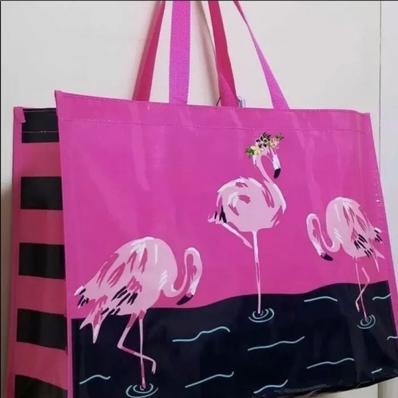 vera bradley flamingo fiesta tote